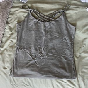 Stretchy, crossed Tank- L